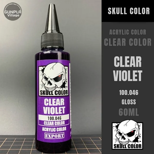 Skull Color 100.046 Clear Violet 60 ml (Clear Color) 8853100903465 (สี) Skull Color 100.046 Clear Violet 60 ml (Clear Color) 8853100903465 (สี)