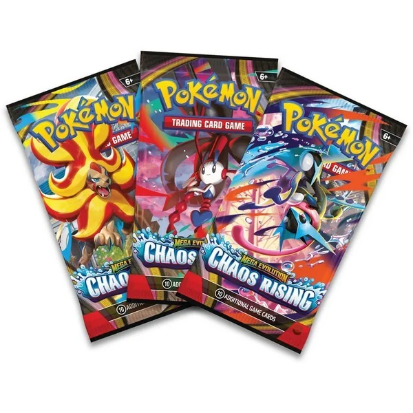 Pokemon ENG Mega Evolution Chaos Rising 3 Pack Blister Charmeleon 196214154155 (การ์ดโปเกมอน) Pokemon ENG Mega Evolution Chaos Rising 3 Pack Blister Charmeleon 196214154155 (การ์ดโปเกมอน)