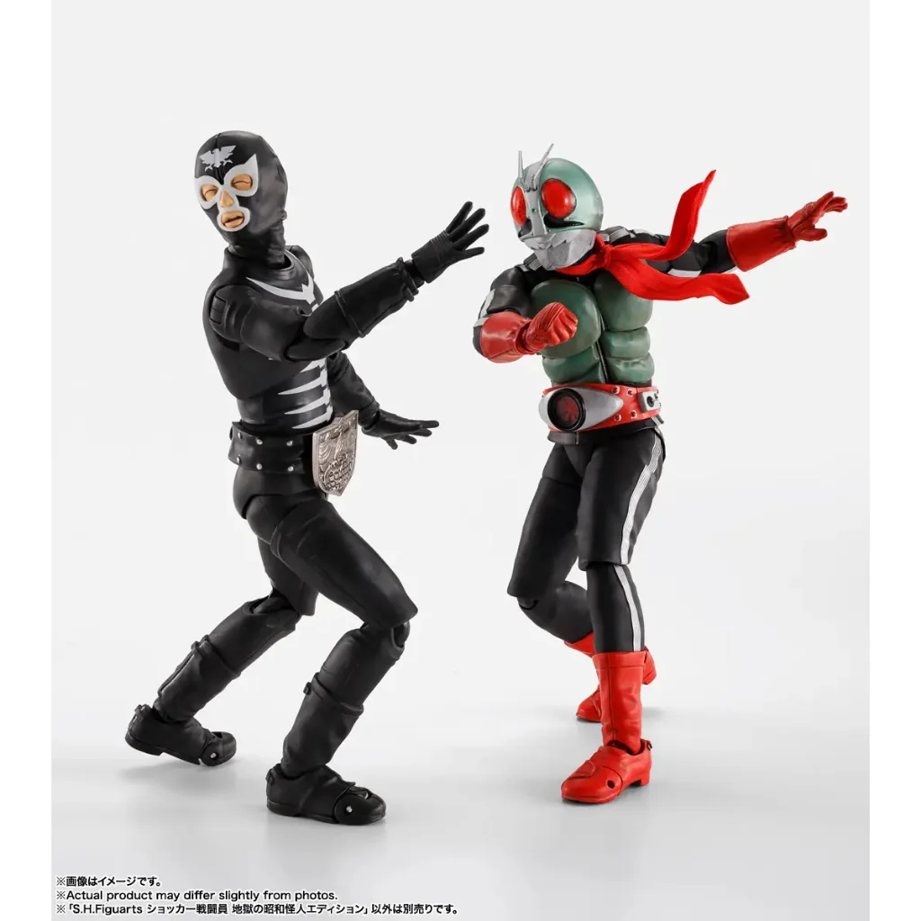 [Pre Order 12/2569] Bandai S.H.Figuarts Shocker Combatman Evil Showa Kaijin Edition 4573102688071 (Action Figure)