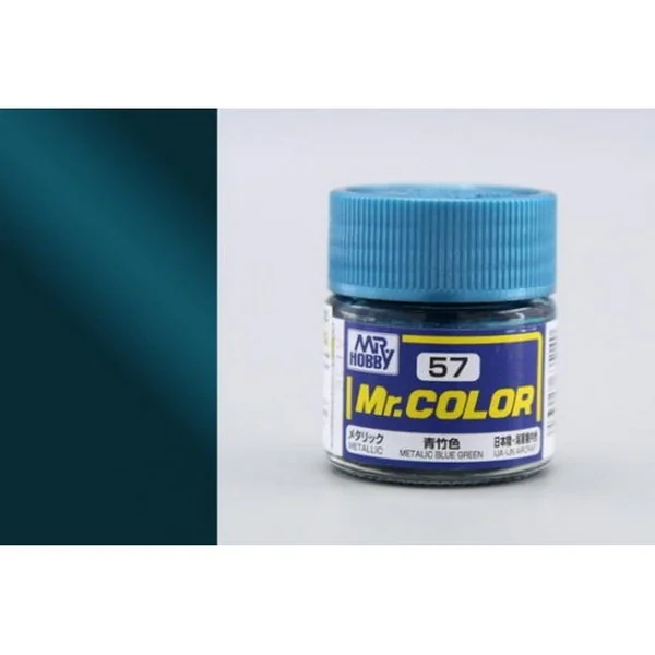 Mr.Hobby Mr.Color C57 Blue Green Metallic Gloss (10ml) 4973028635140 (สี)