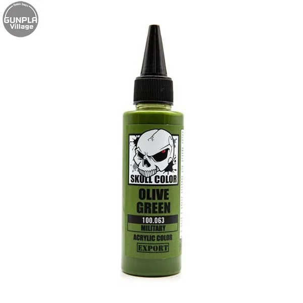 Skull Color 100.063 Olive Green 60 ml (Military) 8853100903632 (สี) Skull Color 100.063 Olive Green 60 ml (Military) 8853100903632 (สี)