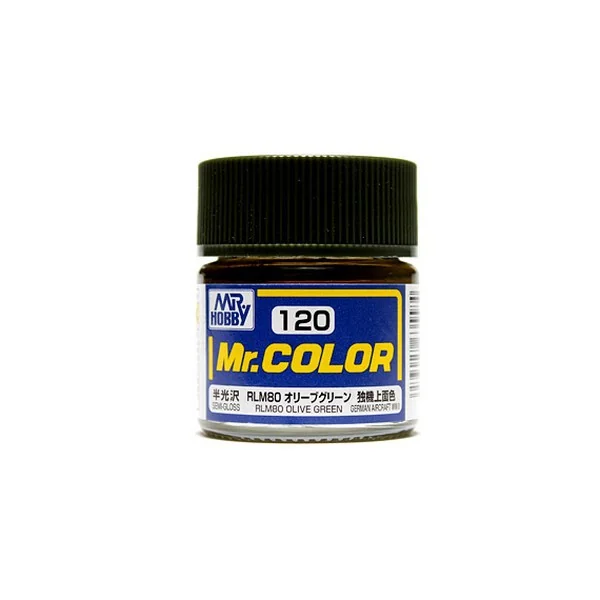 Mr.Hobby Mr.Color C120 RLM80 Olive Green Semi-Gloss (10ml) 4973028635584 (สี)