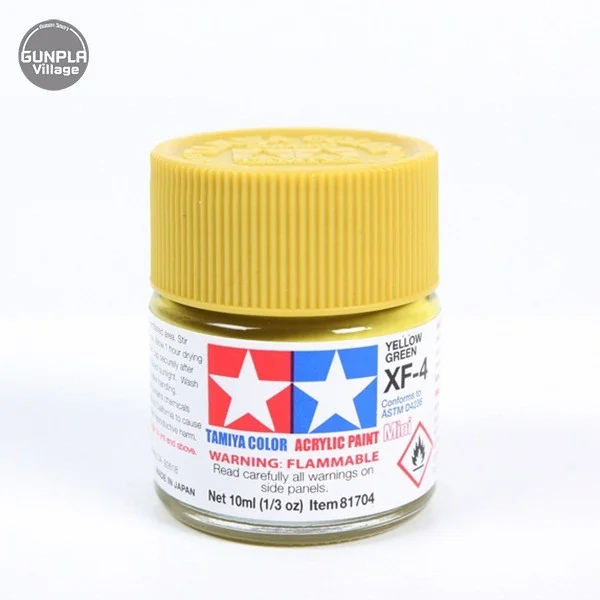 Tamiya 81704 Acrylic Mini XF-4 Yellow Green 45035517 (สี) Tamiya 81704 Acrylic Mini XF-4 Yellow Green 45035517 (สี)