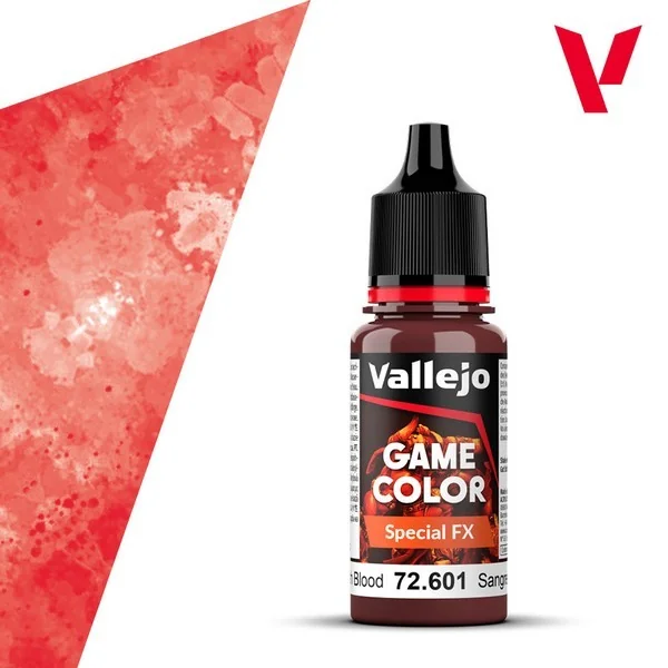 Vallejo Game Color Special FX 72.601 Fresh Blood 18 ml 8429551726016 (สี) Vallejo Game Color Special FX 72.601 Fresh Blood 18 ml 8429551726016 (สี)