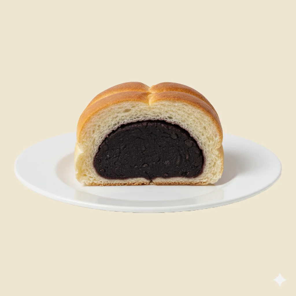 Mame Bun ขนมปังไส้ถั่ว (ถั่วแดง, ถั่วดำ)
