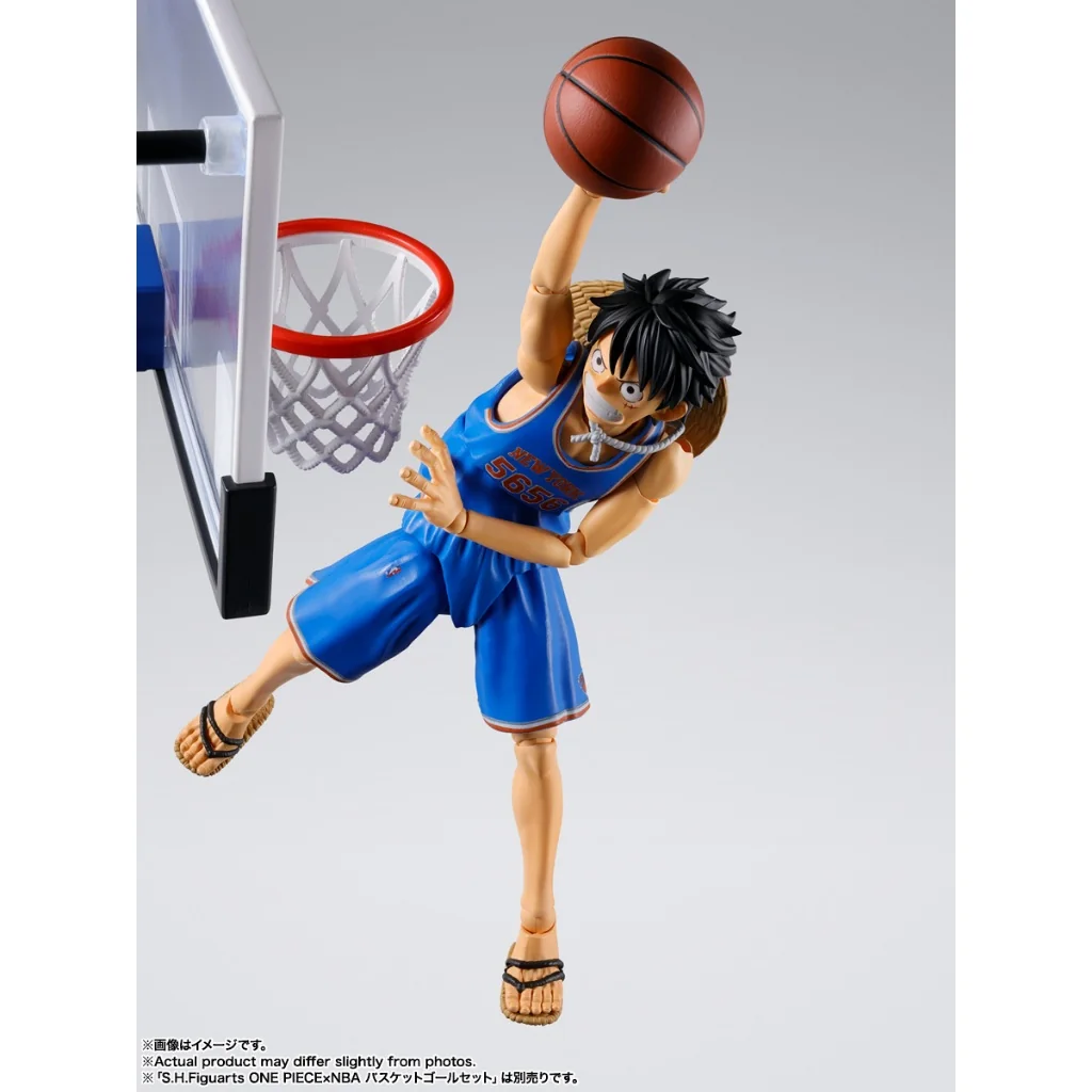 [Pre Order 11/2569] Bandai S.H.Figuarts One Piece x NBA Monkey D. Luffy New York Knicks Ver (Action Figure)