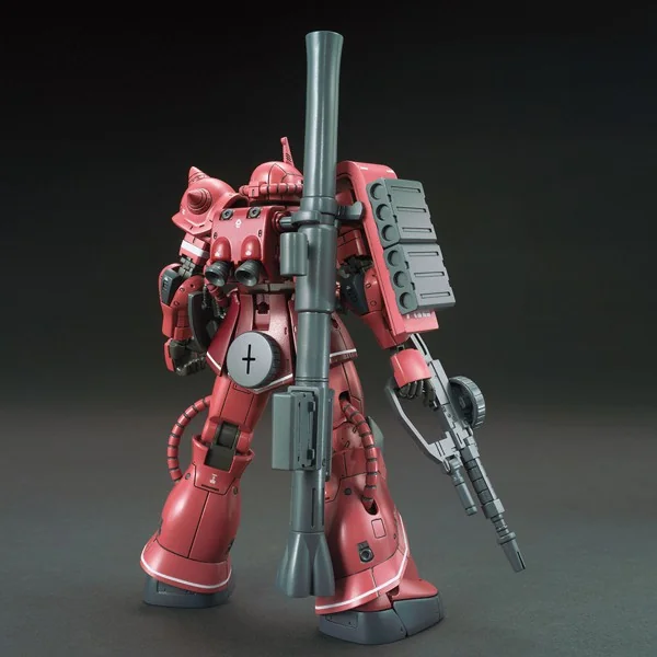 Bandai HG Zaku II Principality of ZEON Char Aznable s Mobile Suits Red Comet Ver 4573102576569 (Plasti
