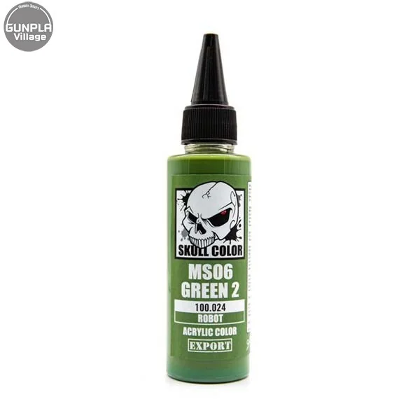 Skull Color 100.024 MS06 Green 2 60 ml (Robot) 8853100903243 (สี) Skull Color 100.024 MS06 Green 2 60 ml (Robot) 8853100903243 (สี)