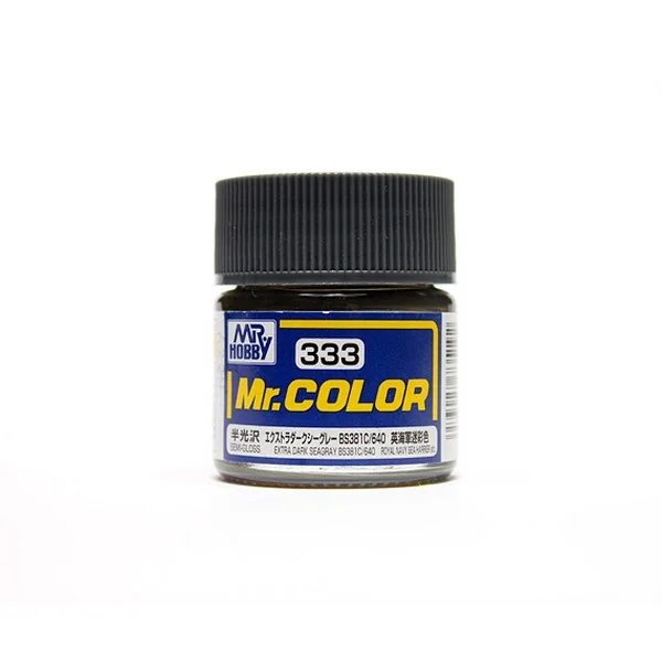 Mr.Hobby Mr.Color C333 Extra Dark Sea Gray BS381C/640 Semi-Gloss (10ml) 4973028735192 (สี) Mr.Hobby Mr.Color C333 Extra Dark Sea Gray BS381C/640 Semi-Gloss (10ml) 4973028735192 (สี)