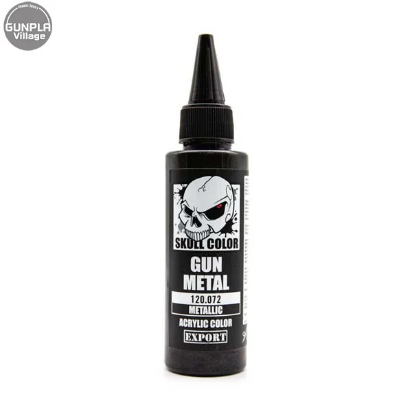 Skull Color 120.072 Gun Metal 60 ml (Metallic) 8853100903724 (สี) Skull Color 120.072 Gun Metal 60 ml (Metallic) 8853100903724 (สี)