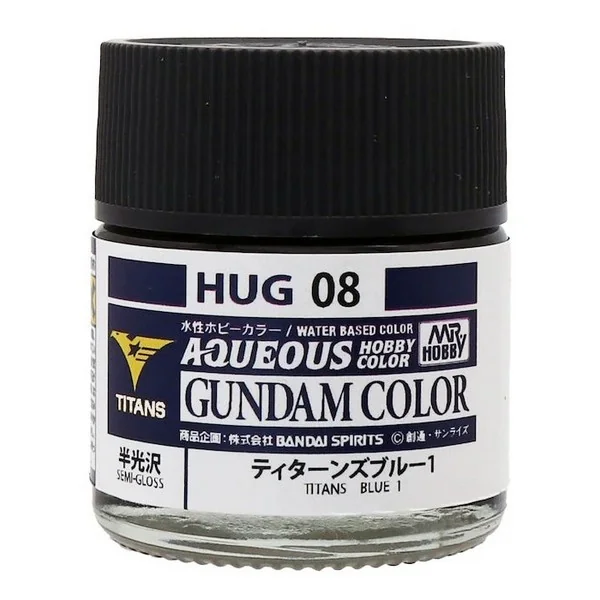 Mr.Hobby Aqueous Gundam Color HUG08 Titans Blue 1 10ml 4973028506211 (สี)