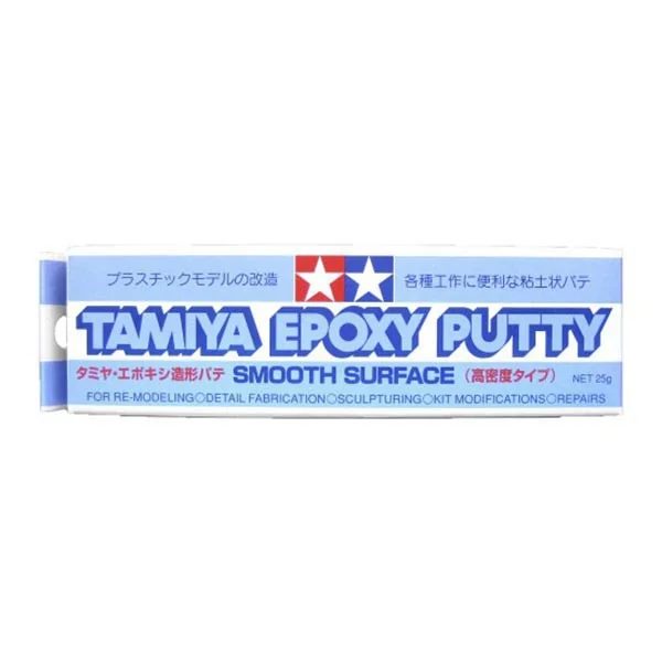 Tamiya 87052 Epoxy Putty Smooth Surface Type 25g 4950344870523 4950344076499 (Tool)