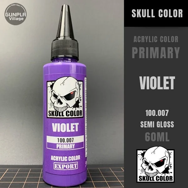 Skull Color 100.007 Violet 60 ml (Primary) 8853100903076 (สี) Skull Color 100.007 Violet 60 ml (Primary) 8853100903076 (สี)