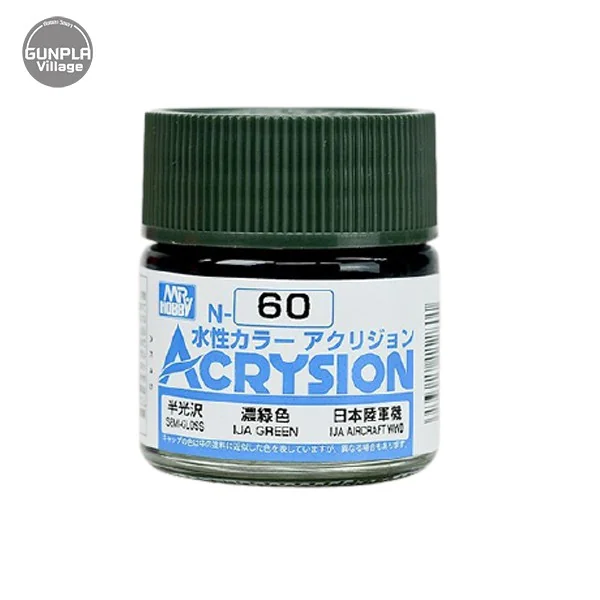 Mr.Hobby MR.ACRYSION COLOR N-60 IJA GREEN 4973028112801 สี (สี) Mr.Hobby MR.ACRYSION COLOR N-60 IJA GREEN 4973028112801 สี (สี)