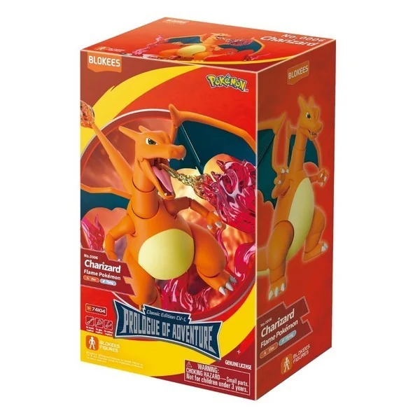 Blokees Pokemon 74104 Pokemon Classic Edition CV-L Charizard 810181530391 (Plastic Model) Blokees Pokemon 74104 Pokemon Classic Edition CV-L Charizard 810181530391 (Plastic Model)