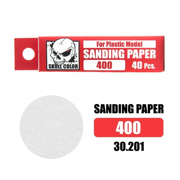 SKull Color 30.201 Sanding Paper 400 (40 Pcs) SC30201SP400 (Tool) SKull Color 30.201 Sanding Paper 400 (40 Pcs) SC30201SP400 (Tool)