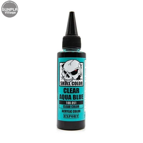 Skull Color 100.051 Clear Aqua Blue 60 ml (Clear Color) 8853100903519 (สี) Skull Color 100.051 Clear Aqua Blue 60 ml (Clear Color) 8853100903519 (สี)