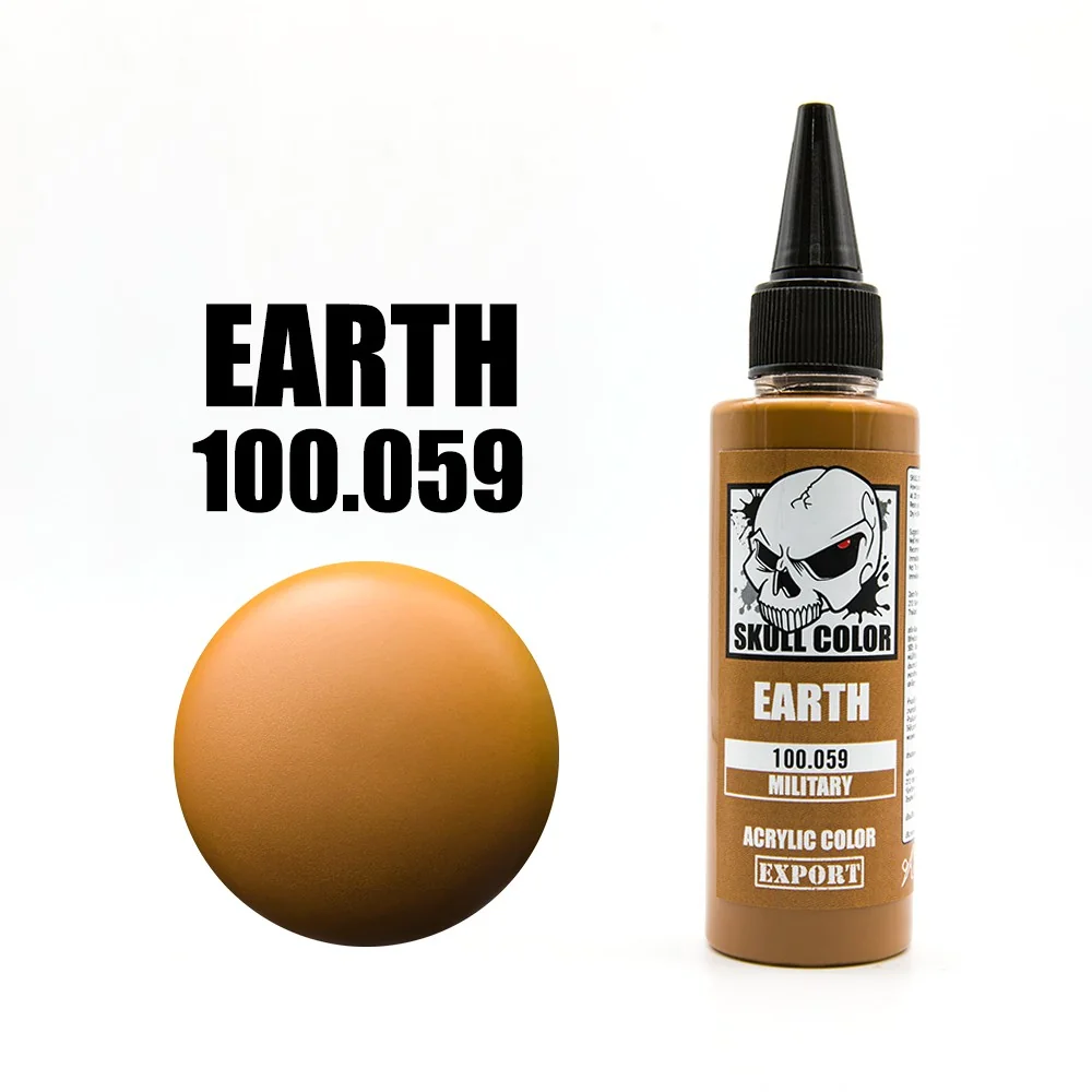 Skull Color 100.059 Earth 60 ml (Military) 8853100903595 (สี) Skull Color 100.059 Earth 60 ml (Military) 8853100903595 (สี)