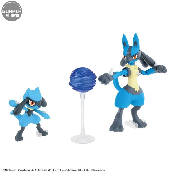 Bandai POKEPLA Riolu & Lucario 4573102602718 (Plastic Model) Bandai POKEPLA Riolu & Lucario 4573102602718 (Plastic Model)