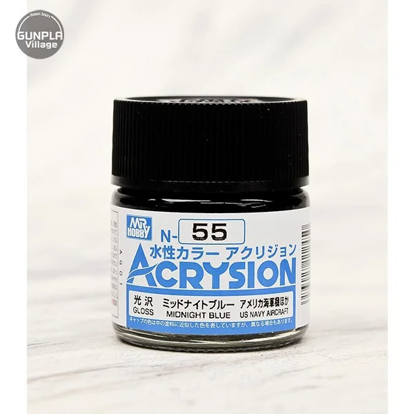 Mr.Hobby MR.ACRYSION COLOR N-55 MIDNIGHT BLUE 4973028112450 (สี) Mr.Hobby MR.ACRYSION COLOR N-55 MIDNIGHT BLUE 4973028112450 (สี)