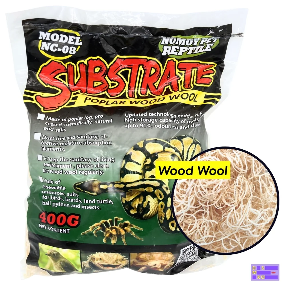 NOMOY PET Poplar Wood Wool 400g