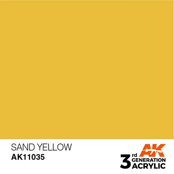 AK 3G Color Sand Yellow 17 ml AK11035 8435568302686 AK 3G Color Sand Yellow 17 ml AK11035 8435568302686