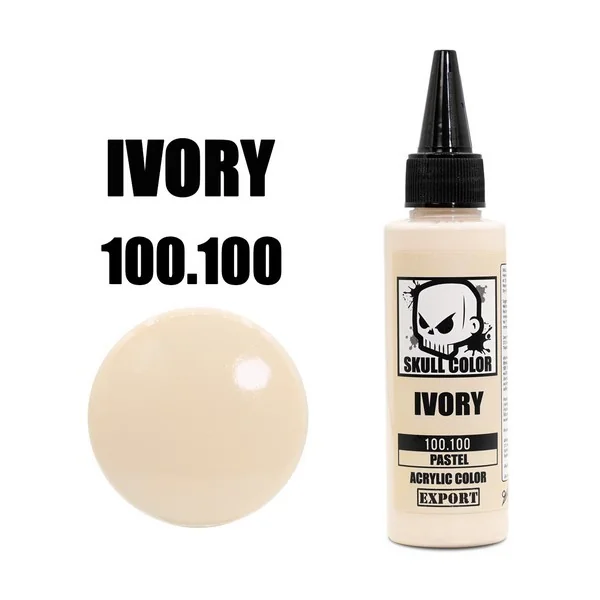 Skull Color 100.100 Ivory 60 ml (Pastel) 8853100904431 (สี) Skull Color 100.100 Ivory 60 ml (Pastel) 8853100904431 (สี)