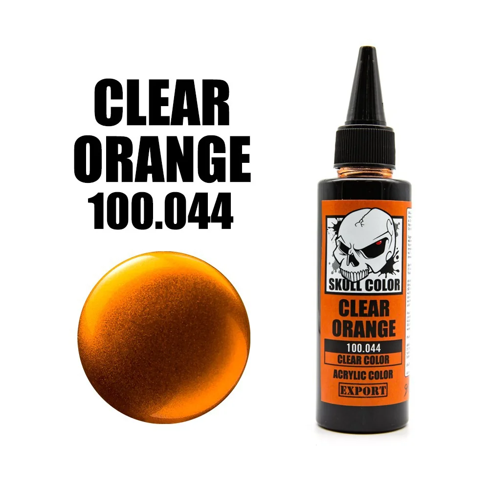 Skull Color 100.044 Clear Orange 60 ml (Clear Color) 8853100903441 (สี) Skull Color 100.044 Clear Orange 60 ml (Clear Color) 8853100903441 (สี)