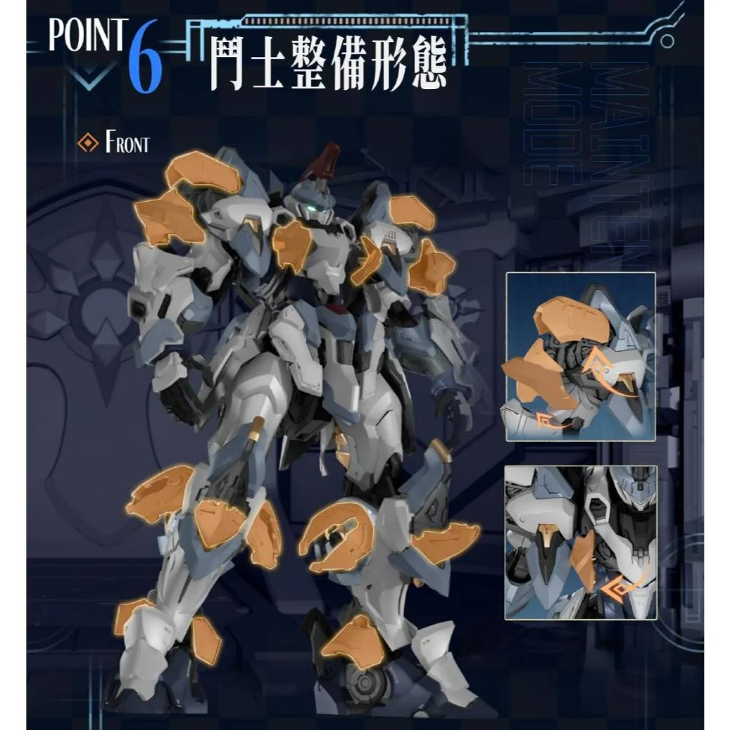 [Pre Order Q2/2569] GS Toys 1/100 Gladiator Type Radiant Crown (Plastic Model)