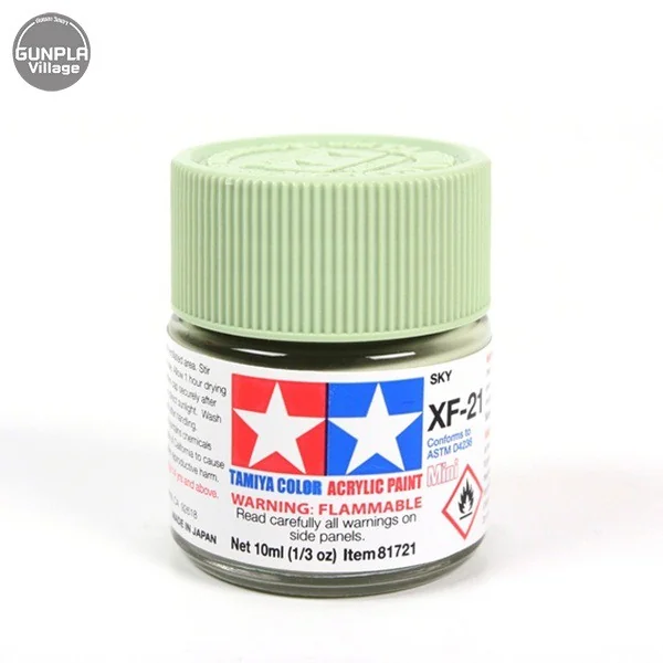 Tamiya 81721 Acrylic Mini XF-21 Sky 45035685 (สี) Tamiya 81721 Acrylic Mini XF-21 Sky 45035685 (สี)