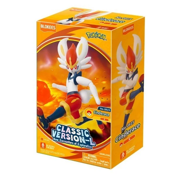Blokees Pokemon 74108 Pokemon Classic Edition CV-L Cinderace 810181531565 (Figure) Blokees Pokemon 74108 Pokemon Classic Edition CV-L Cinderace 810181531565 (Figure)