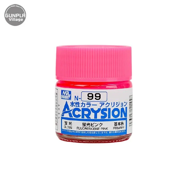 Mr.Hobby MR.ACRYSION COLOR N-99 FLUORESCENT PINK 4973028112948 (สี) Mr.Hobby MR.ACRYSION COLOR N-99 FLUORESCENT PINK 4973028112948 (สี)