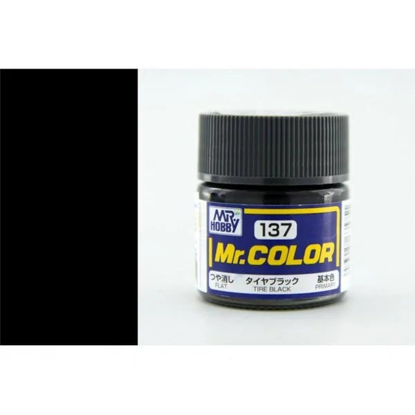 Mr.Hobby Mr.Color C137 Tire Black Flat (10ml) 4973028635751 (สี) Mr.Hobby Mr.Color C137 Tire Black Flat (10ml) 4973028635751 (สี)