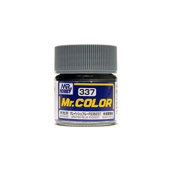 Mr.Hobby Mr.Color C337 Grayish Blue FS35237 Semi-Gloss (10ml) 4973028735239 (สี) Mr.Hobby Mr.Color C337 Grayish Blue FS35237 Semi-Gloss (10ml) 4973028735239 (สี)