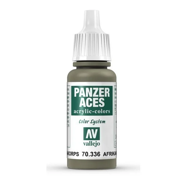 Vallejo Panzer Aces 70.336 Afrikakorps Tanker 17 ml 8429551703369 (สี) Vallejo Panzer Aces 70.336 Afrikakorps Tanker 17 ml 8429551703369 (สี)
