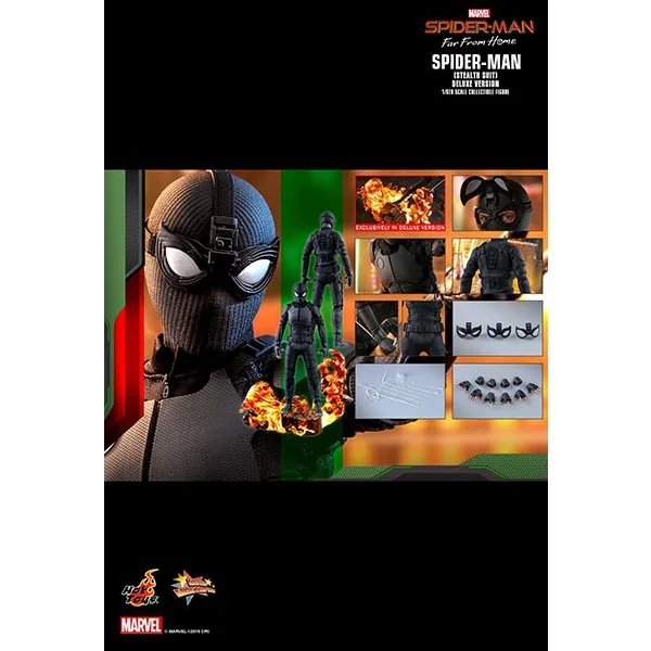 Hot Toys - MMS541 - Spider Man: Far From Home 1/6Scale (Stealth Suit) (Deluxe) MMS541 (Figure) Hot Toys - MMS541 - Spider Man: Far From Home 1/6Scale (Stealth Suit) (Deluxe) MMS541 (Figure)