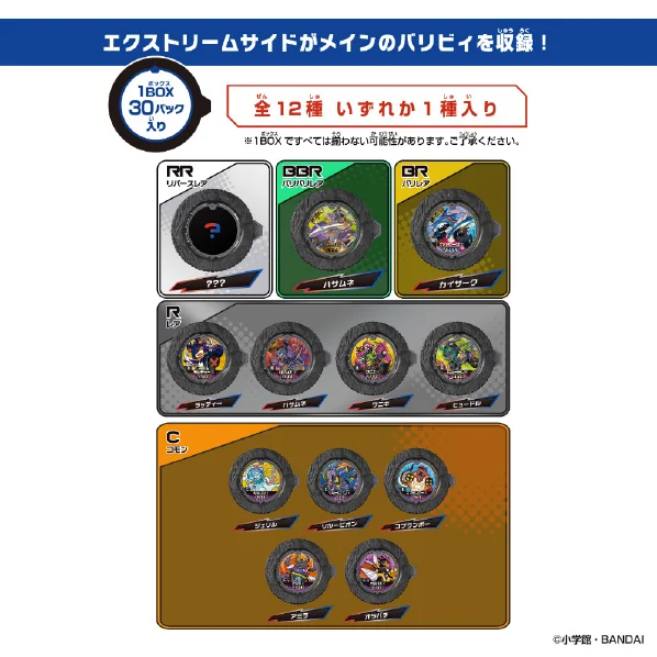 [แบบซอง 1 เหรียญ] (Pre Order 09/2569) Bandai Gyakuten Bariba Reverse Vol.3 Those Who Crave Evil 4582770021325 (Toys)