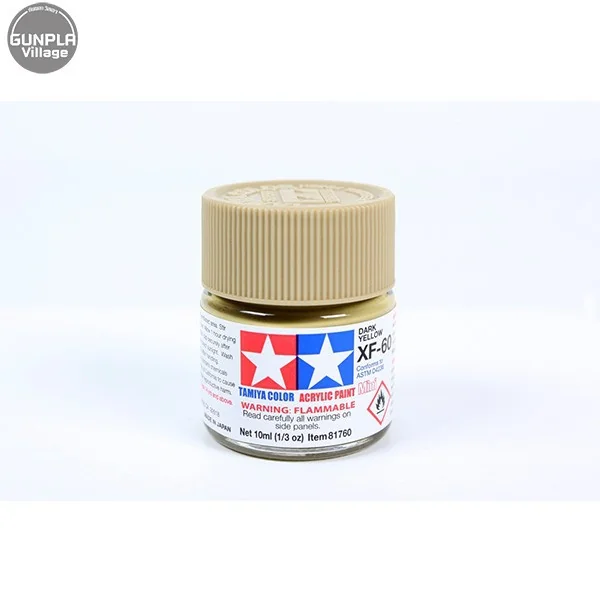 Tamiya 81760 Acrylic Mini XF-60 Dark Yellow 4950344069897 (สี) Tamiya 81760 Acrylic Mini XF-60 Dark Yellow 4950344069897 (สี)