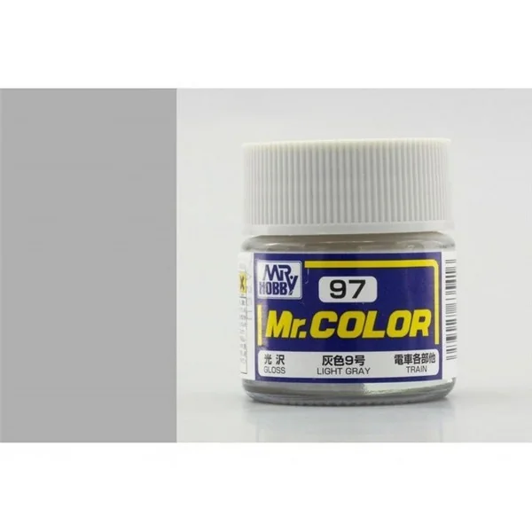 Mr.Hobby Mr.Color C97 Light Gray Gloss (10ml) 4973028635416 (สี) Mr.Hobby Mr.Color C97 Light Gray Gloss (10ml) 4973028635416 (สี)