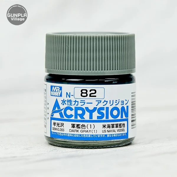 Mr.Hobby MR.ACRYSION COLOR N-82 DARK GRAY (1) 4973028111736 (สี) Mr.Hobby MR.ACRYSION COLOR N-82 DARK GRAY (1) 4973028111736 (สี)