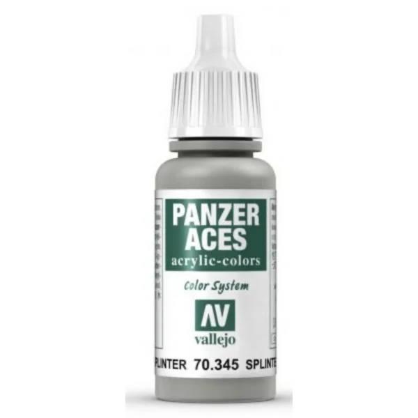 Vallejo Panzer Aces 70.345 Splinter Camouflage Base 17 ml 8429551703451 (สี) Vallejo Panzer Aces 70.345 Splinter Camouflage Base 17 ml 8429551703451 (สี)