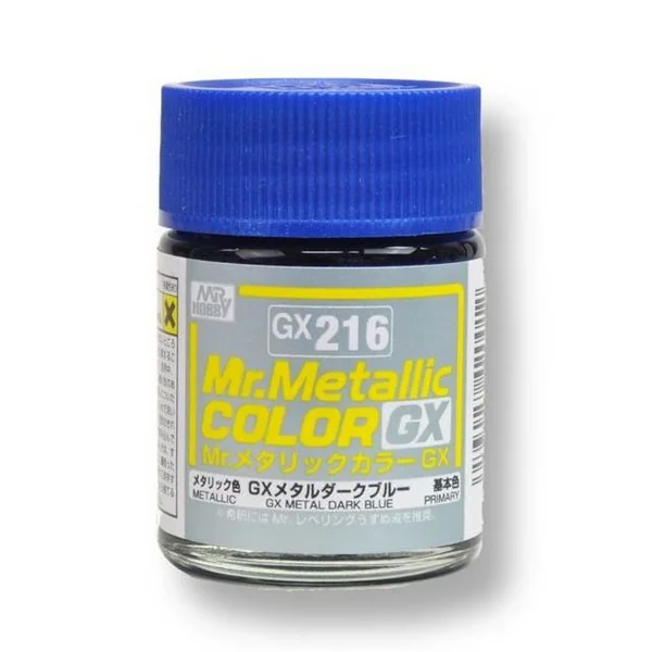 Mr.Hobby Mr.Metallic Color GX216 Dark Blue 4973028420012 (สี) Mr.Hobby Mr.Metallic Color GX216 Dark Blue 4973028420012 (สี)