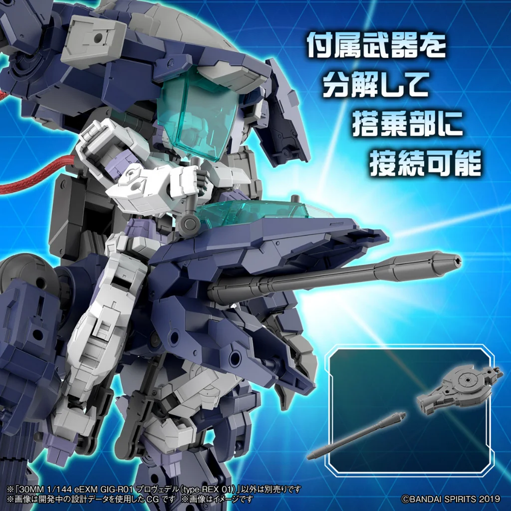 Bandai 30MM eEXM GIG-R01 Provedel (type-REX 01) 4573102654229 (Plastic Model) Bandai 30MM eEXM GIG-R01 Provedel (type-REX 01) 4573102654229 (Plastic Model)