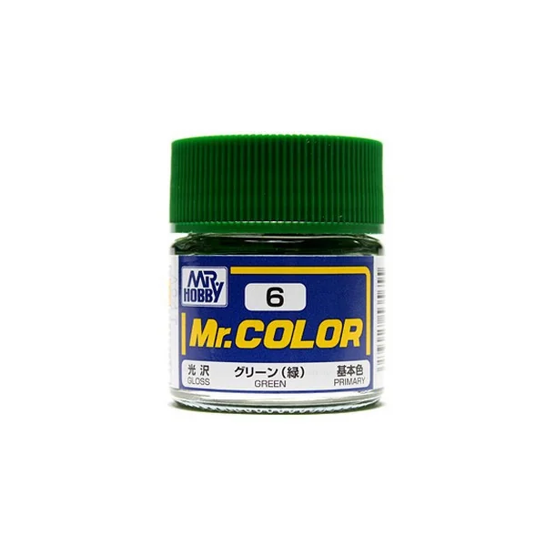 Mr.Hobby Mr.Color C6 Green (10ml) 4973028535655 (สี) Mr.Hobby Mr.Color C6 Green (10ml) 4973028535655 (สี)