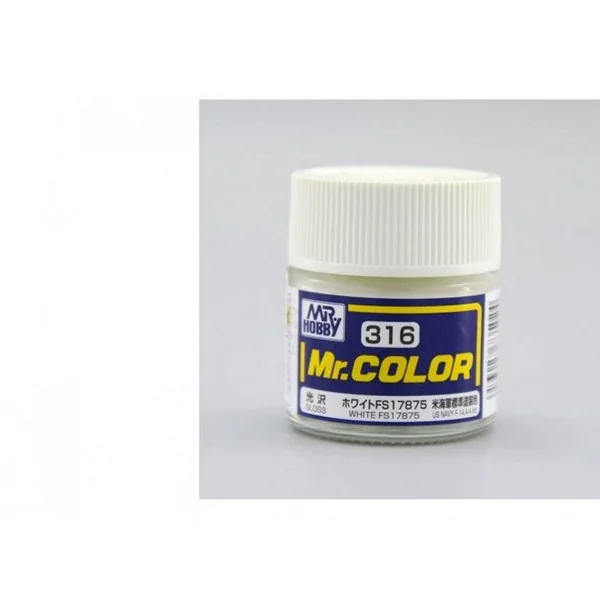 Mr.Hobby Mr.Color C316 White FS17875 Gloss (10ml) 4973028735024 4973028717440 (สี) Mr.Hobby Mr.Color C316 White FS17875 Gloss (10ml) 4973028735024 4973028717440 (สี)