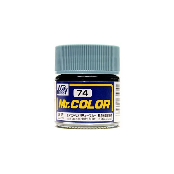Mr.Hobby Mr.Color C74 Air Superiority Blue Glosss (10ml) 4973028635317 (สี) Mr.Hobby Mr.Color C74 Air Superiority Blue Glosss (10ml) 4973028635317 (สี)