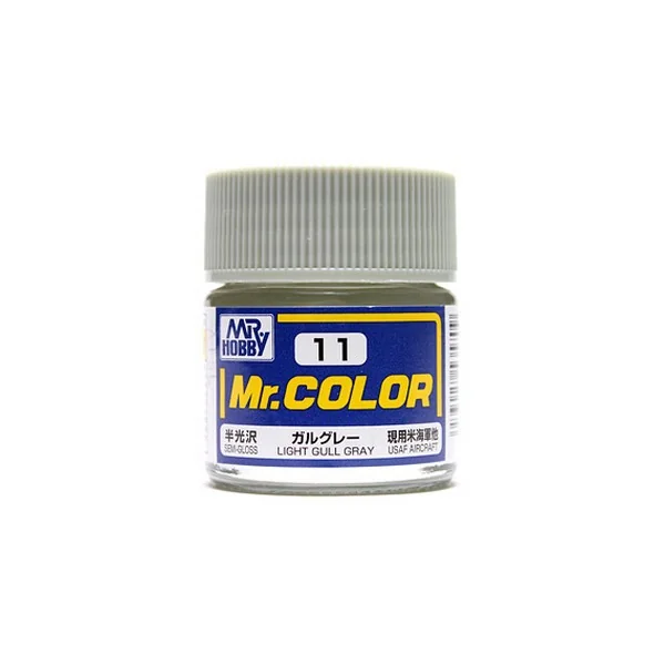 Mr.Hobby Mr.Color C11 Light Gull Gray (10ml) Mr. Hobby 4973028535709 (สี) Mr.Hobby Mr.Color C11 Light Gull Gray (10ml) Mr. Hobby 4973028535709 (สี)