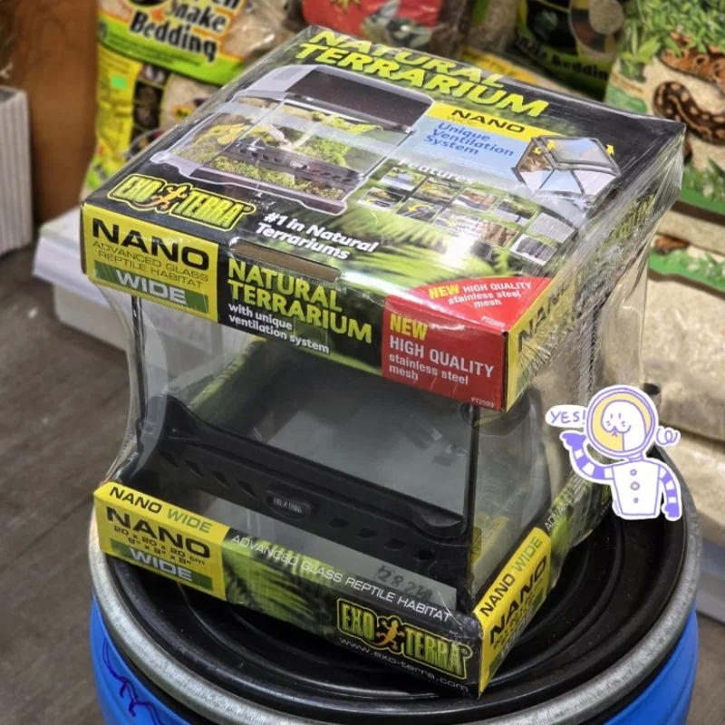 EXO TERRA Terrarium Nano Wide (20×20×20cm) ตู้เลี้ยงสัตว์ แบรนด์นำเข้า Natural EXO TERRA Terrarium Nano Wide (20×20×20cm) ตู้เลี้ยงสัตว์ แบรนด์นำเข้า Natural