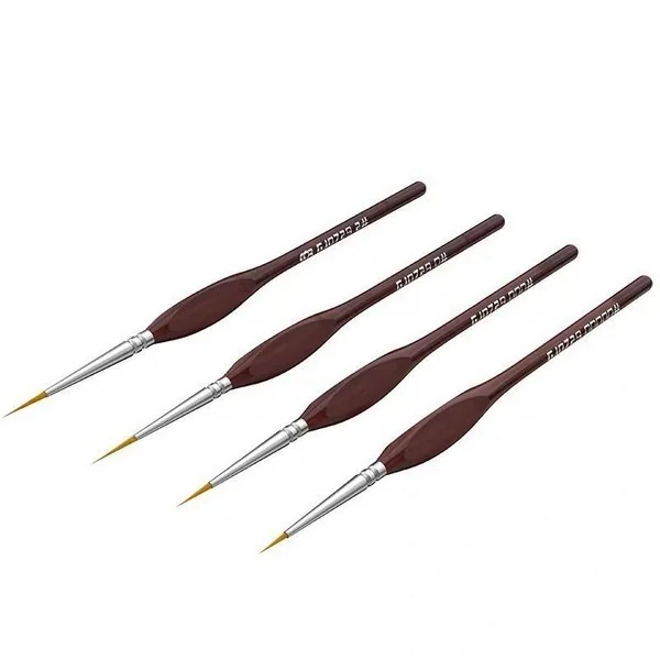 Paint Brushes GJ0729 ชุดพู่กัน 4 ด้าม ปลายแหลมเล็ก CBR0023 (Tool) Paint Brushes GJ0729 ชุดพู่กัน 4 ด้าม ปลายแหลมเล็ก CBR0023 (Tool)