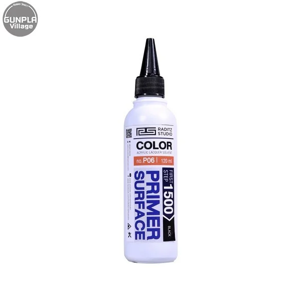 Raditz Studio RS P06 Surface Primer Black 1500 120 ml (Surfacer Primer) 8858878800068 (สี) Raditz Studio RS P06 Surface Primer Black 1500 120 ml (Surfacer Primer) 8858878800068 (สี)